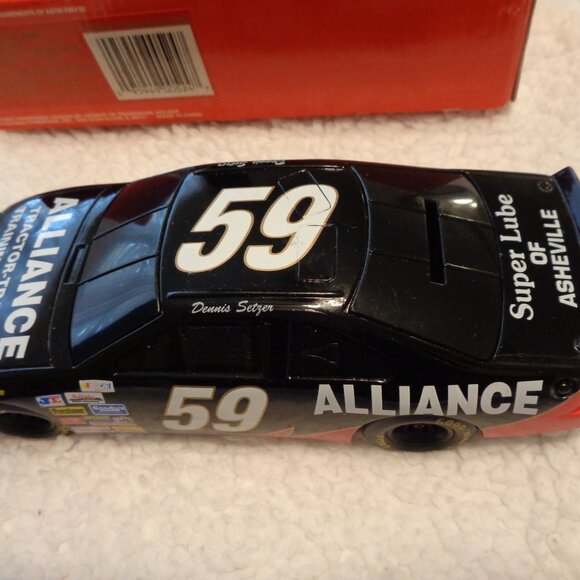 Dennis Setzer #59 1/24 Racing Champions 1/24 Diecast Bank Alliance Racing 1995 - Picture 6 of 15
